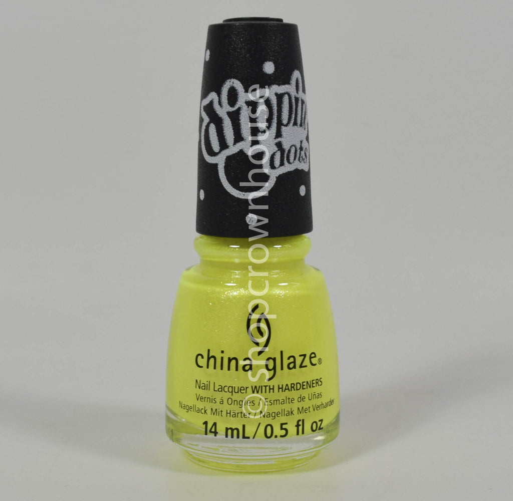 China Glaze Nail Lacquer Polish Lemon Ice 0.5 fl oz - Long-Lasting Color