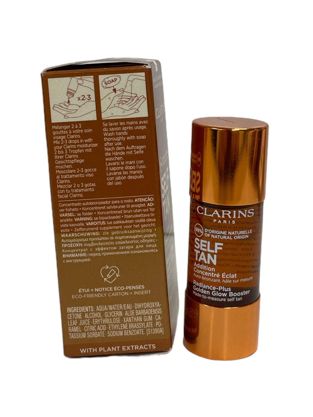 Clarins Radiance Plus Golden Glow Booster - Self Tan, Face & Body Options