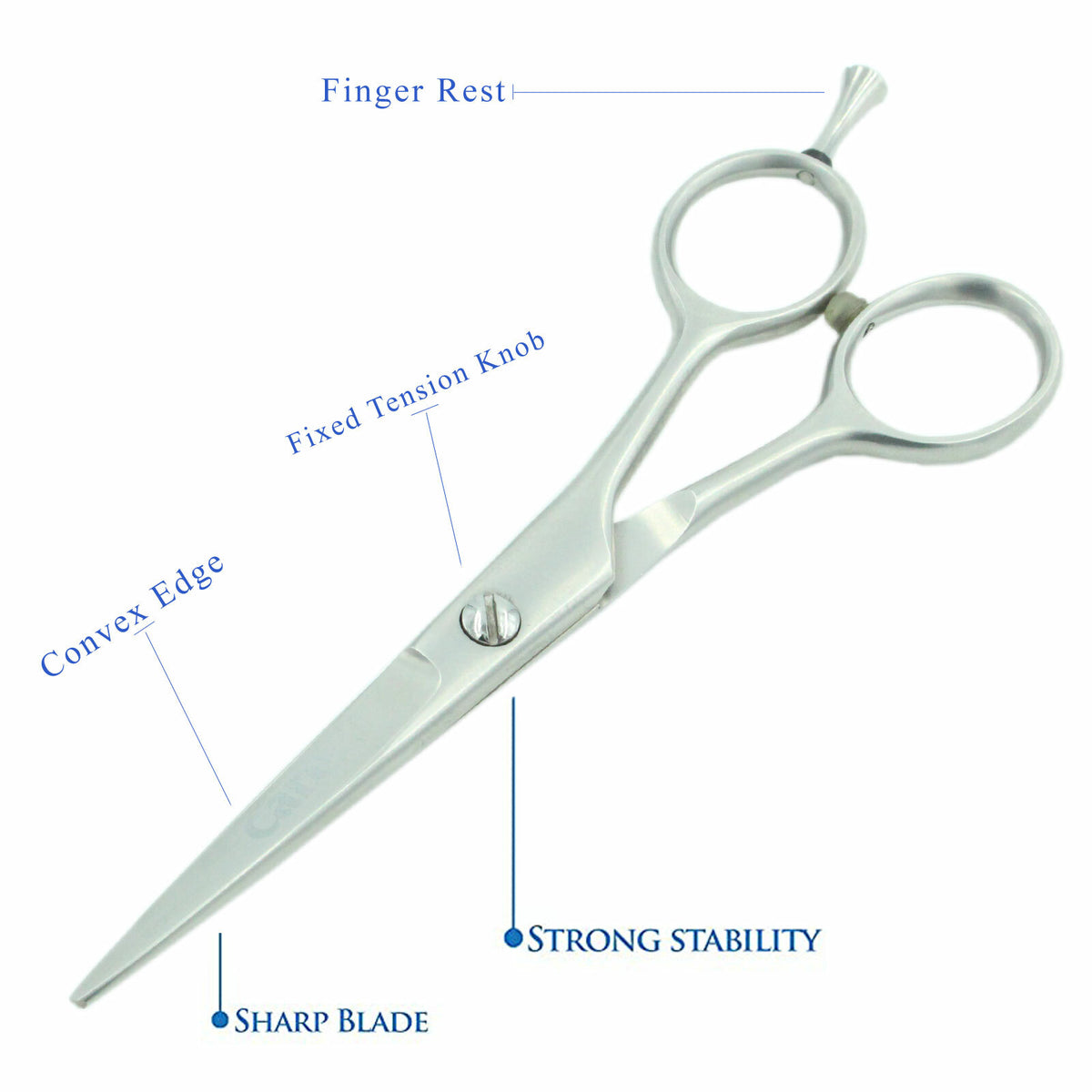 Hair Cutting Shears 5 Inch Professional Hair Styling Scissors for Barbers and Salons