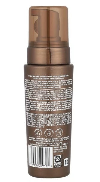Self Tanner Mousse Light Bronze - Instant Sunless Tanning Foam 6 fl oz