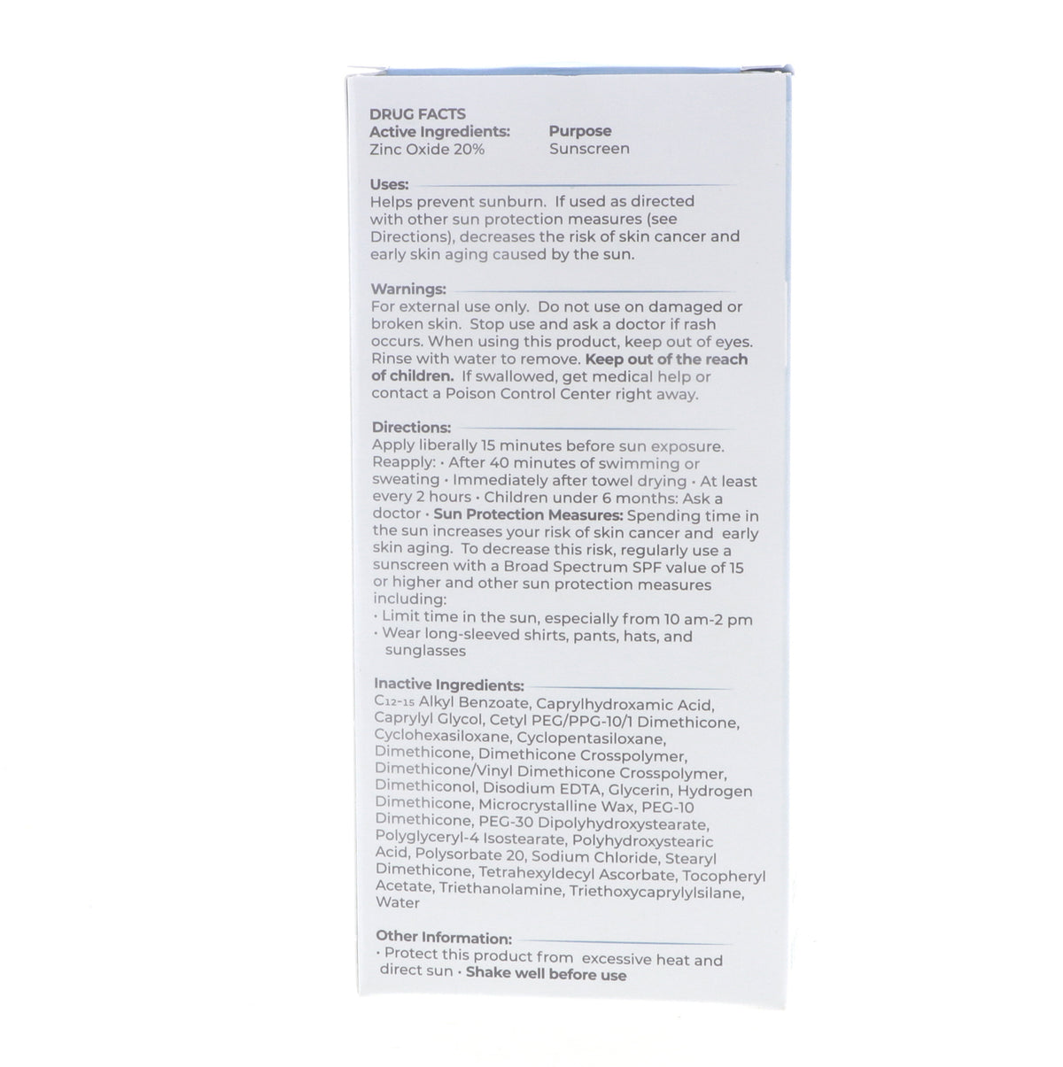 Mineral Sunscreen SPF40 for Body & Face Non-Tinted 3.5 oz - Sensitive Skin