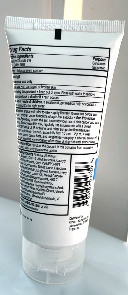 Sensitive SPF 50+ Mineral Sunscreen Lotion - 3 Fl Oz, Sealed