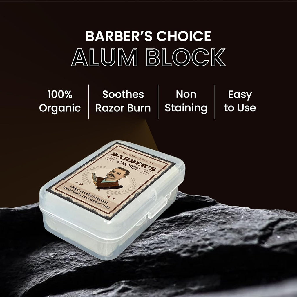 Alum Block for Shaving and Post-Shave Care - 3 Pack