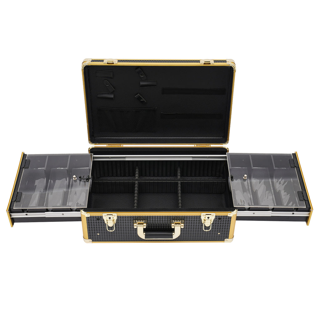 Professional Barber Tool Organizer Case with Locks & Keys