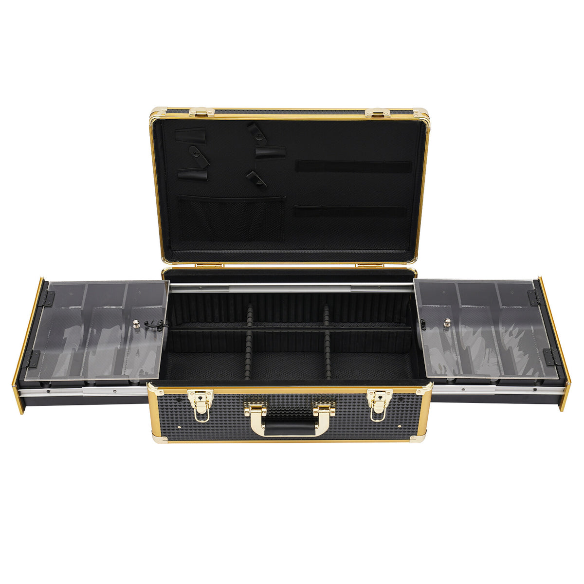 Professional Barber Tool Organizer Case with Locks & Keys