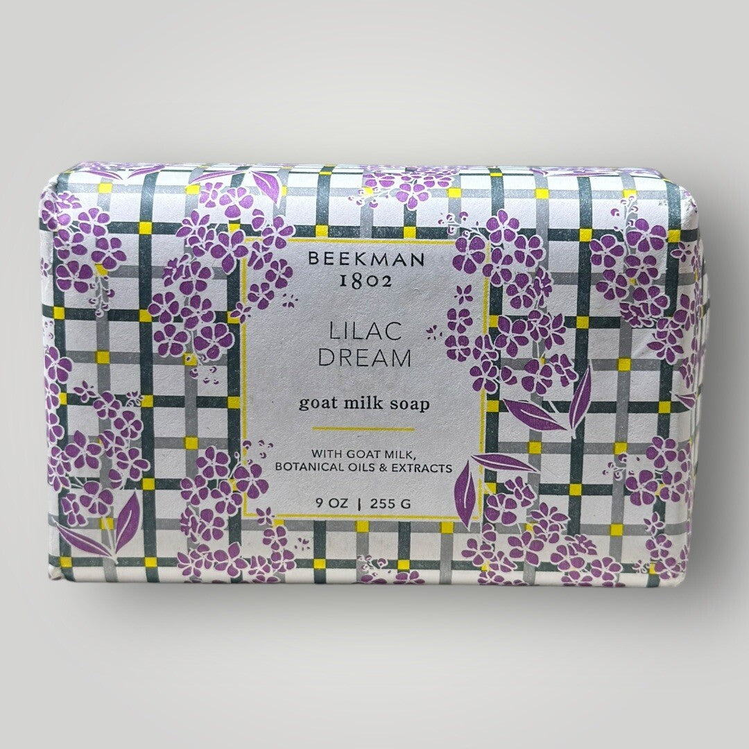 Beekman 1802 Lilac Dream Goat Milk Soap Set - 2 Bars 9 Oz Each