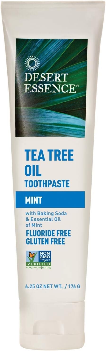 Tea Tree Oil Toothpaste with Mint - Refreshing Natural Oral Care 6.25oz
