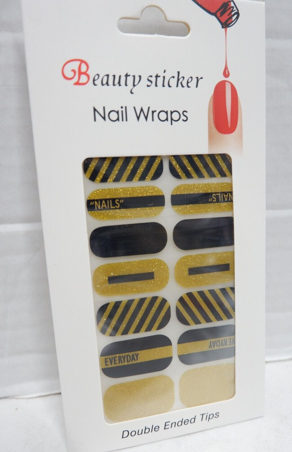 Full Size Nail Wraps & Stickers for Manicure Art Self-Adhesive Decor Strips