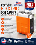 Portable Electric Shaver for Men - Wet & Dry Rechargeable Razor with Digital Display