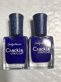 Sally Hansen Crackle Overcoat Nail Polish 05 Distressed Denim - 2 Pack