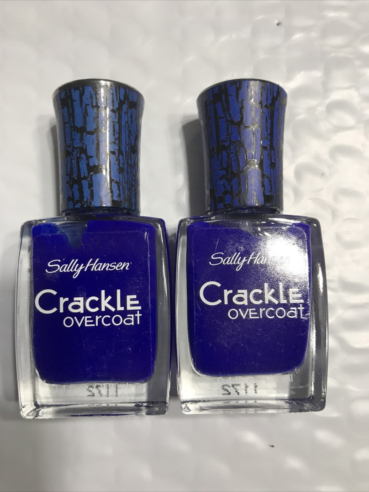 Sally Hansen Crackle Overcoat Nail Polish 05 Distressed Denim - 2 Pack