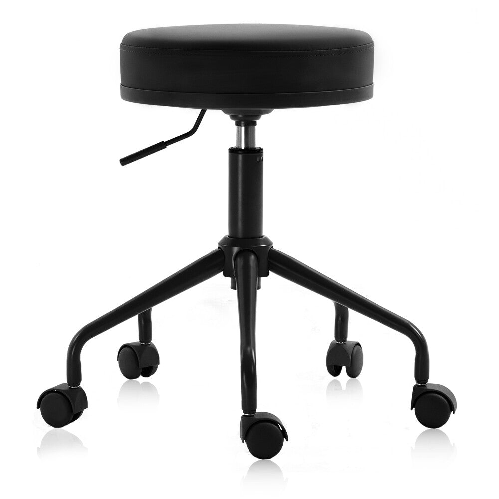 Medical Office Stool - Adjustable Seat, Padded Comfort, Water-Resistant PU Vinyl