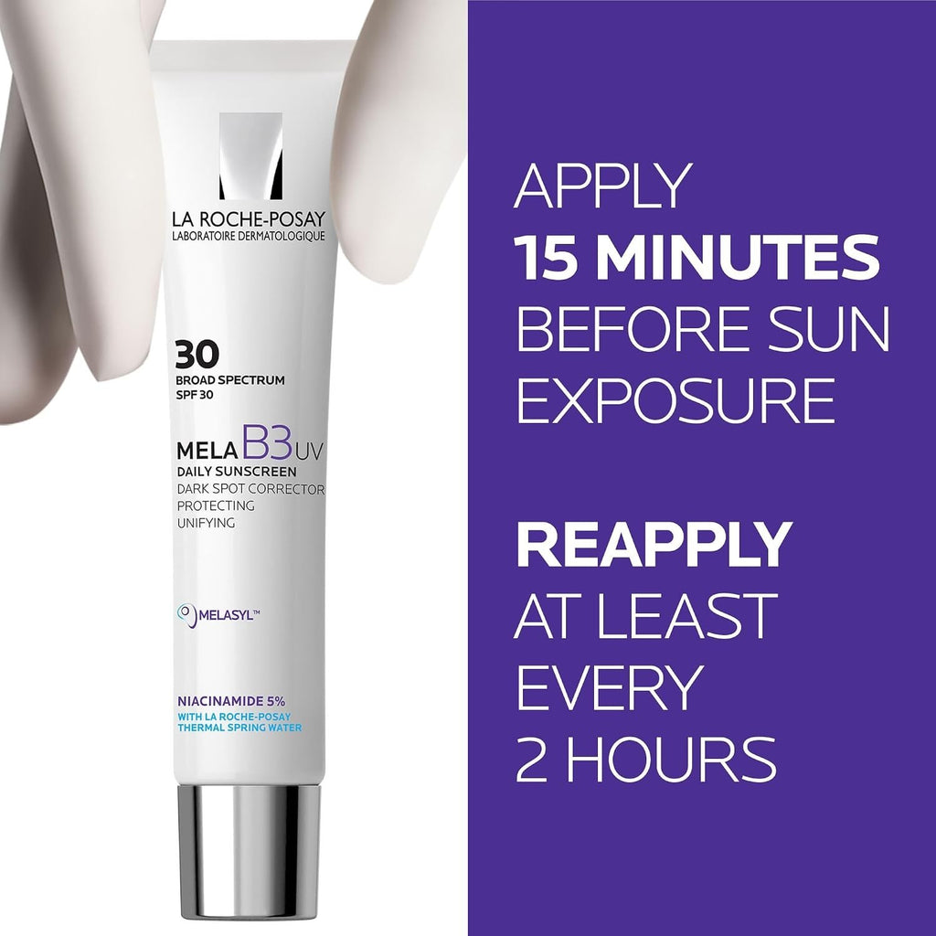 SPF 30 Sunscreen with Niacinamide for Face, Broad Spectrum UV Protection