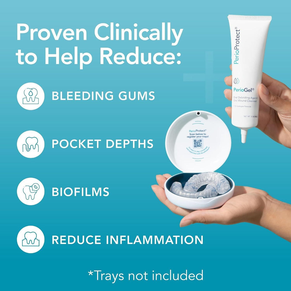 Periodontal Gel for Teeth & Gum Care - 3 Oz Oral Hygiene Support