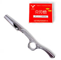 Salon Hair Dressing Razor Kit with 10 Blade Refills for Hair Thinning & Trimming