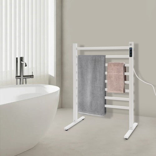 Electric Floor-Standing Towel Warmer Rack with Adjustable Temperature 180W