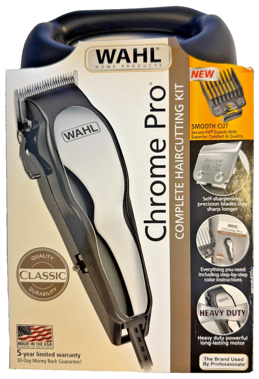 Corded Hair Clipper & Trimmer Kit with 10 Guards - Men’s Haircutting Set