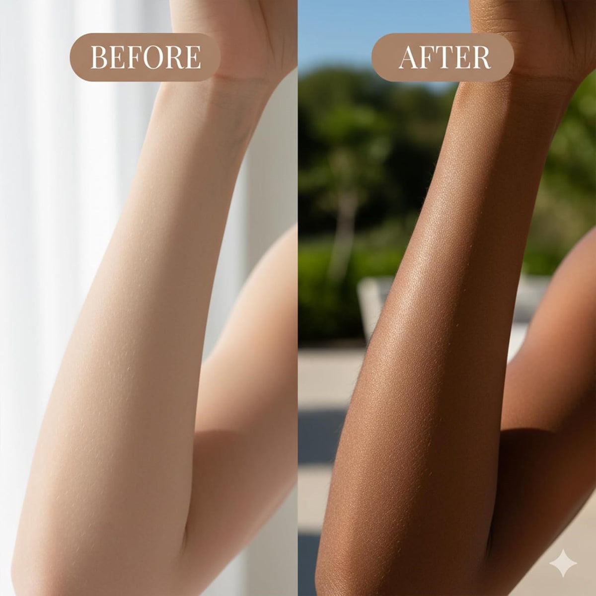 Sun-Free Micro-Needle Tanning Patches for Natural Bronze Glow - 10 or 20 Pack