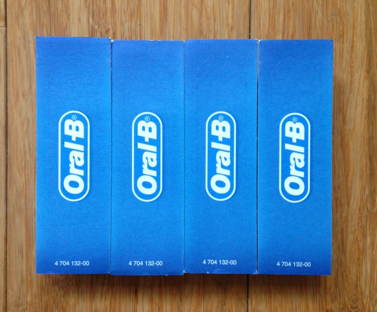 Oral-B Orthodontic Replacement Toothbrush Heads for Braces - 4 Pack