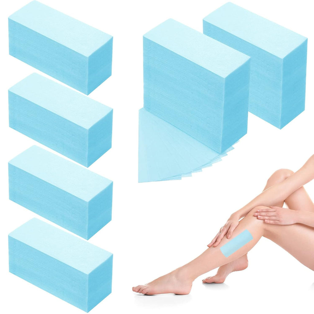 400 Pack Non-Woven Wax Paper Strips for Body Hair Removal
