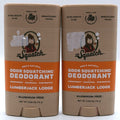 Dr. Squatch LumberJack Lodge Deodorant - Aluminum Free, 2.65 Oz, Pack of 2