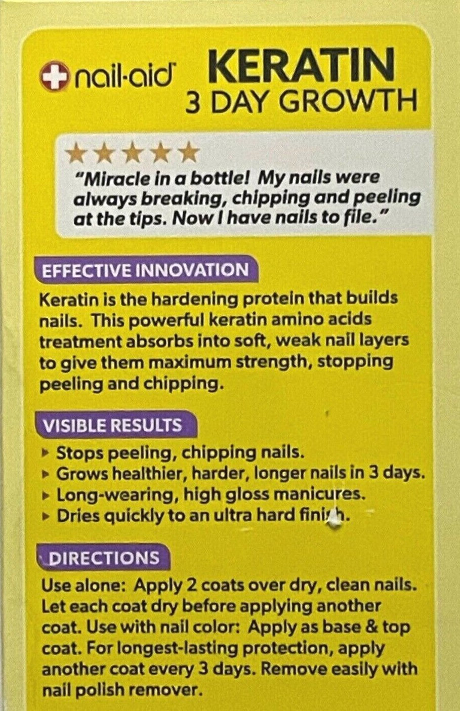 Nail Care Top Coat Kit - Strengthening, Growth & French Manicure Finish