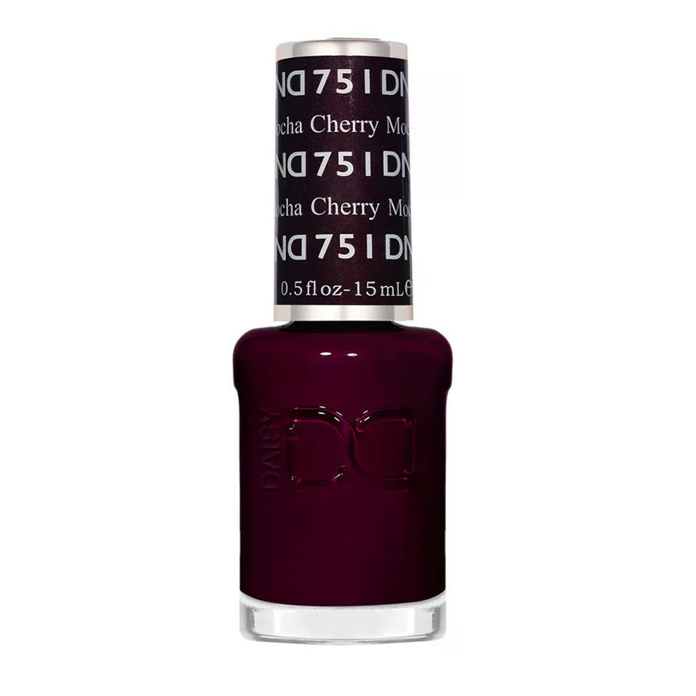 Cherry Mocha Nail Lacquer - High Gloss Long-Lasting Polish 0.5 oz
