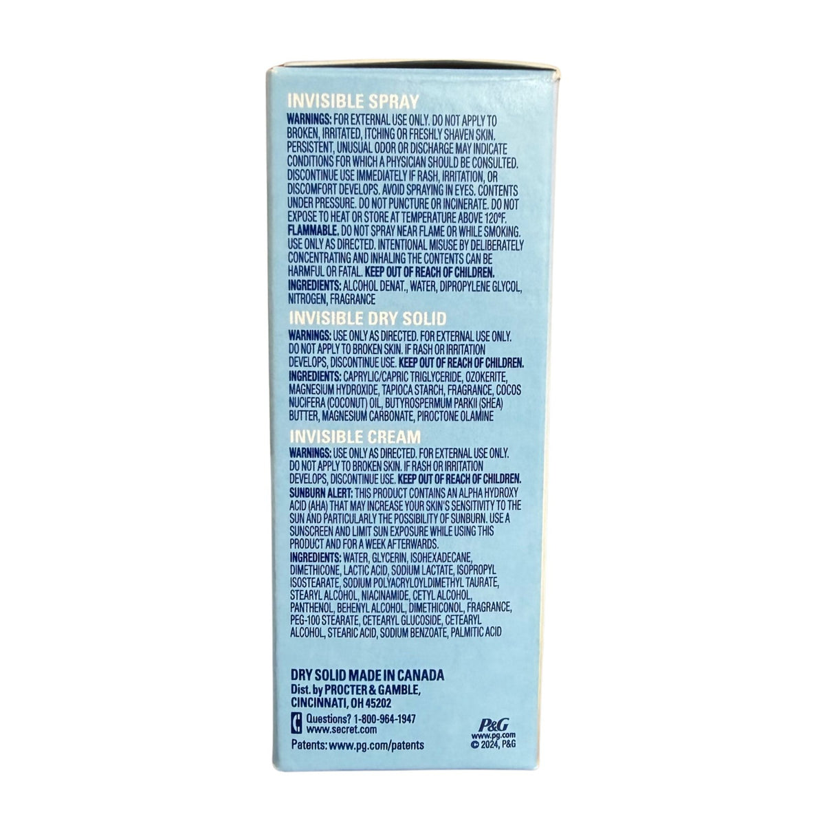 Travel Size Deodorant Set Peach & Vanilla Blossom 3-Pack - Sensitive Skin