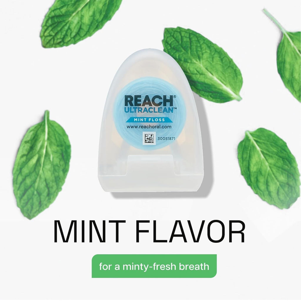 Waxed Dental Floss Mint Shred-Resistant 6 Pack 30 Yards - Oral Care