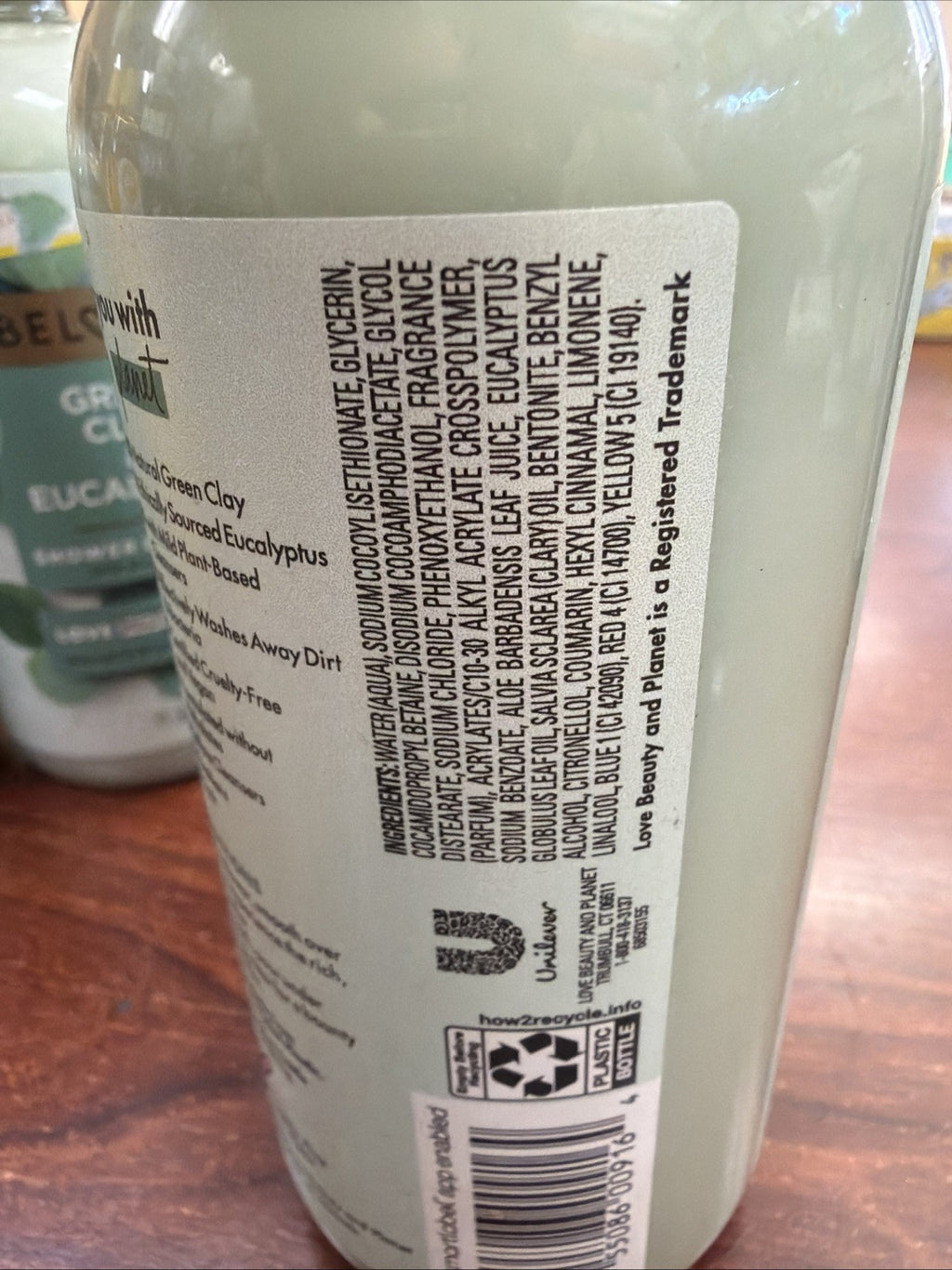 Green Clay & Eucalyptus Shower Gel - Essential Oils, 11.8 fl oz, 3 Pack