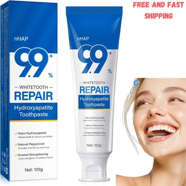 Nano Hydroxyapatite Toothpaste for Enamel Repair & Sensitivity Relief - 4.23 Oz
