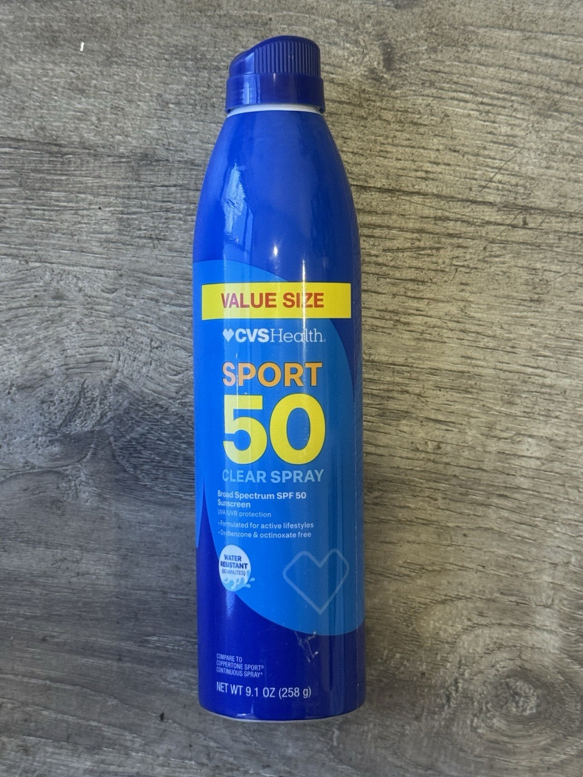 SPF 50 Spray Sunscreen 9.1oz - Clear Water-Resistant Sun Protection