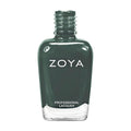 Evvie Zoya Nail Polish - Dark Smoky Grey with Teal Green Undertones, 0.5 fl oz