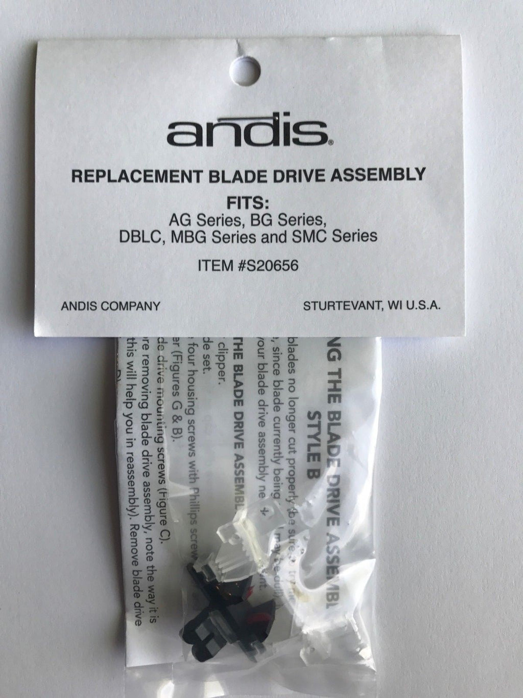Andis Blade Drive Assembly Replacement #20658 / 20659 - Multiple Quantities