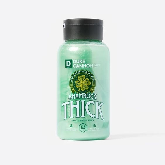 Men's Mint Body Wash - 17.5 oz Thick & Wicked Fresh Scent, Supports Veterans