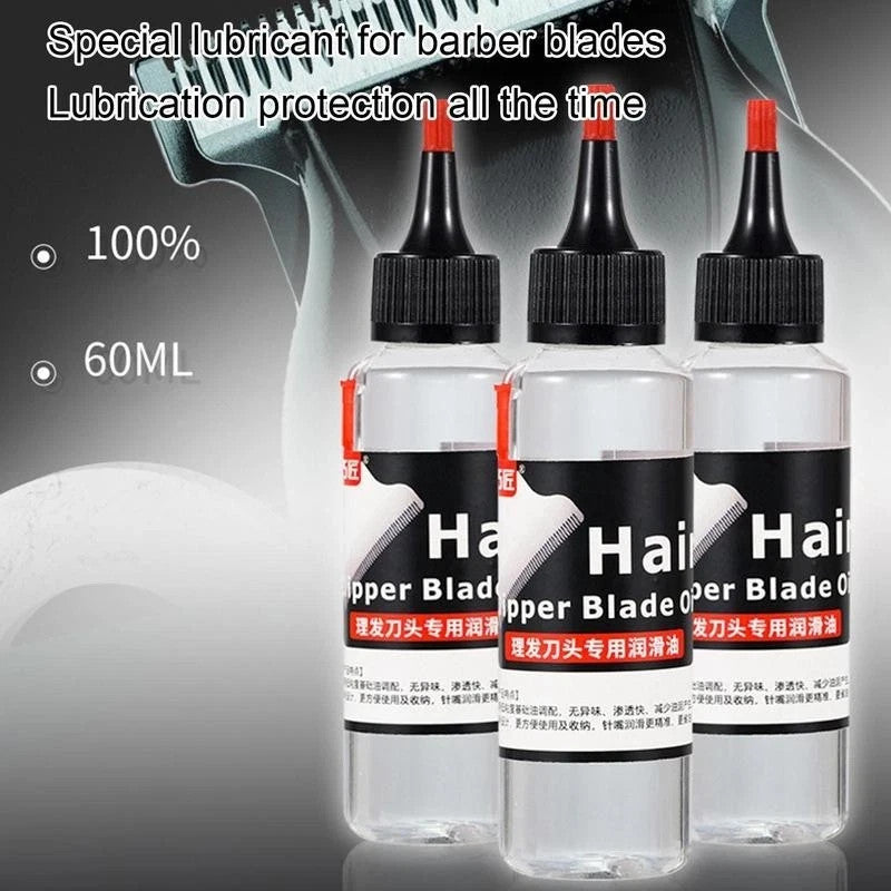 Hair Clipper Lubricant Oil 60ml for Blade Maintenance & Care