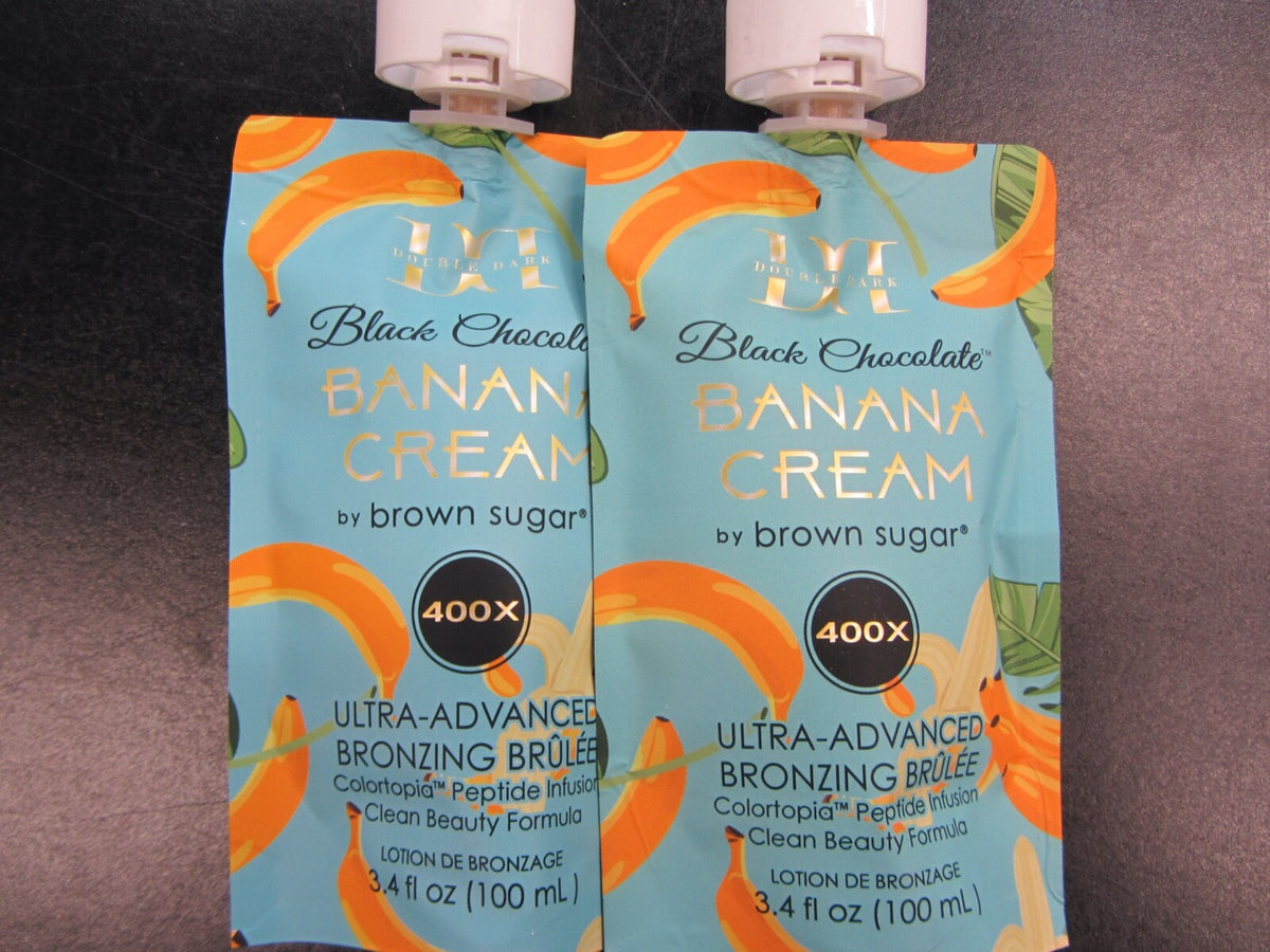 Black Chocolate Banana Cream Tanning Lotion 400X Bronzer - 3.4 oz