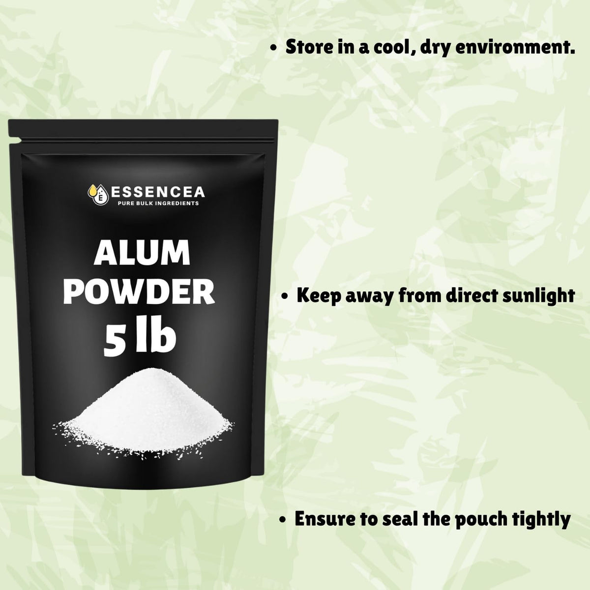 Alum Powder 5lb - Food Grade Potassium Aluminum Sulfate for Pickling & DIY
