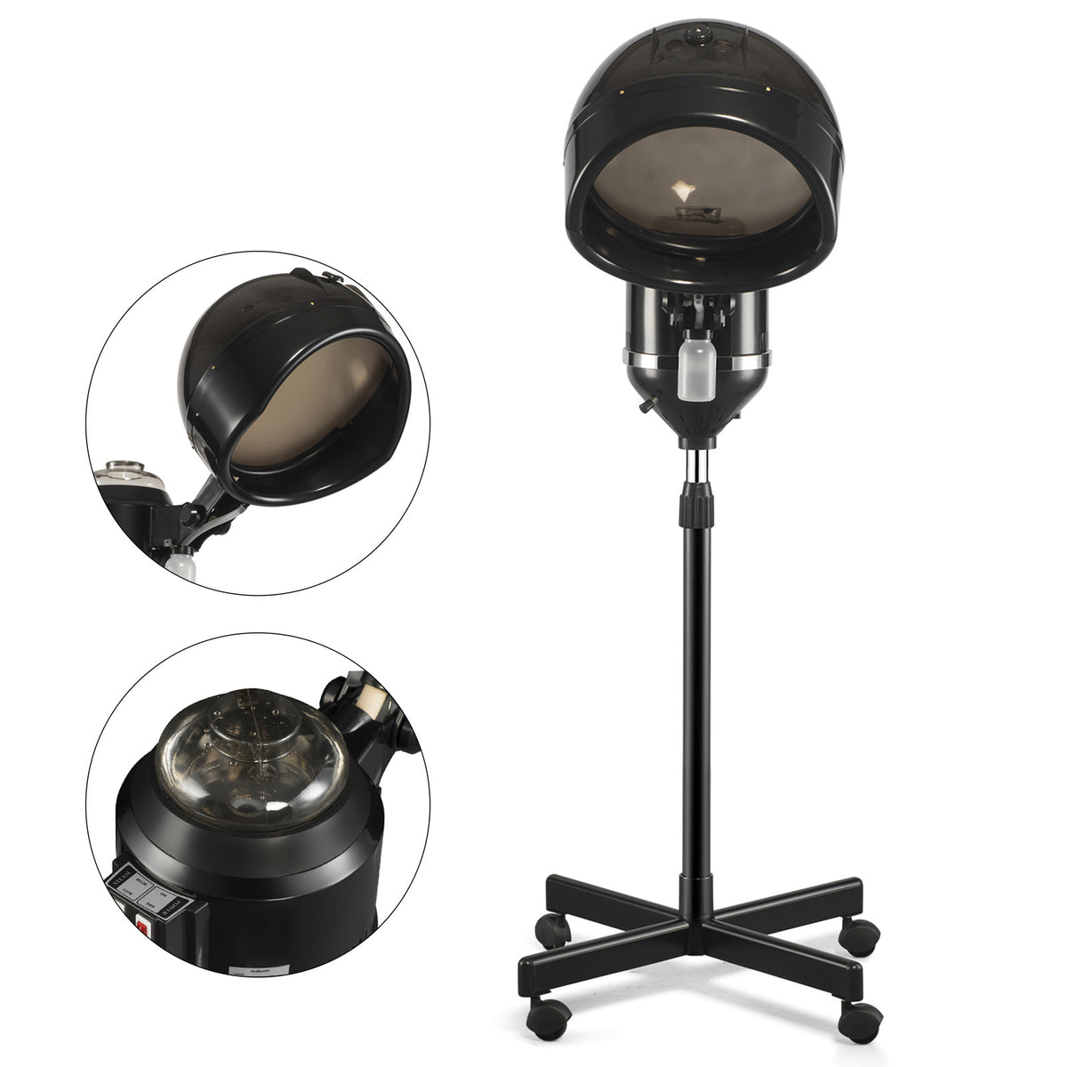 Professional Hair Steamer for Salon Use Adjustable Steam Care Beauty Equipment