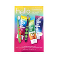 Kids Toothbrush and Fluoride Toothpaste Set - 2 Soft Brushes & 3 Flavored Tubes