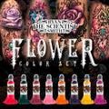 World Famous Tattoo Inks 8 Bottle Flower Set by Ryan Smith
