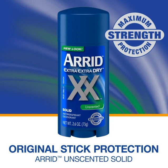 Men's Antiperspirant Deodorant Stick - Extra Dry, Long-Lasting, 2.6 oz