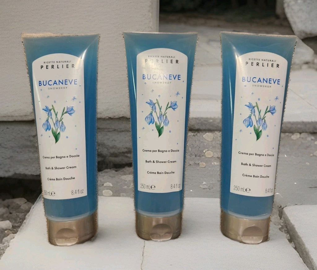 Bath & Shower Cream Set - Bucaneve Snow Drop 3x 8.4 Ounce Bottles