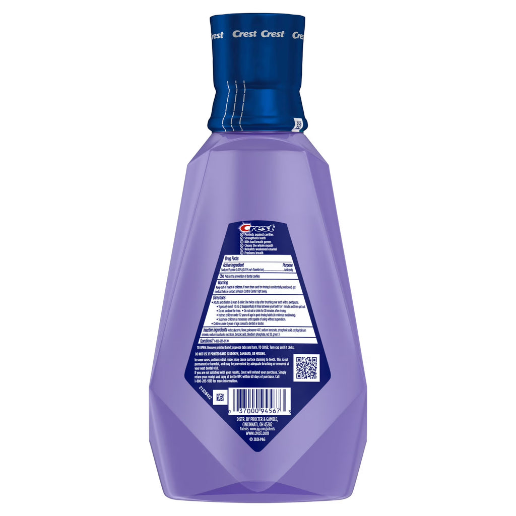 Crest Pro-Health Enamel Mouthwash Mint Alcohol-Free 33.8 fl oz