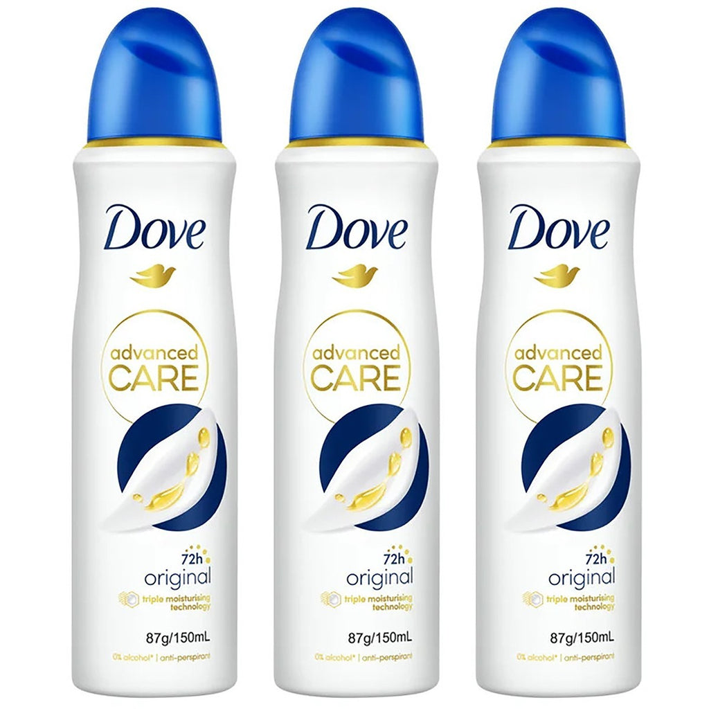 Women’s 3 Pack Antiperspirant Spray 72-Hour Deodorant with Moisturizing Technology