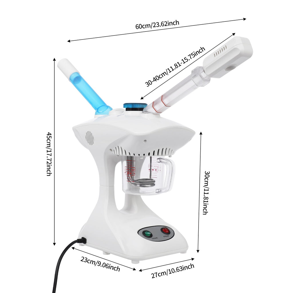 Facial Steam Device with Hot & Cold Sprayer - Professional Face Steamer for Skin Care