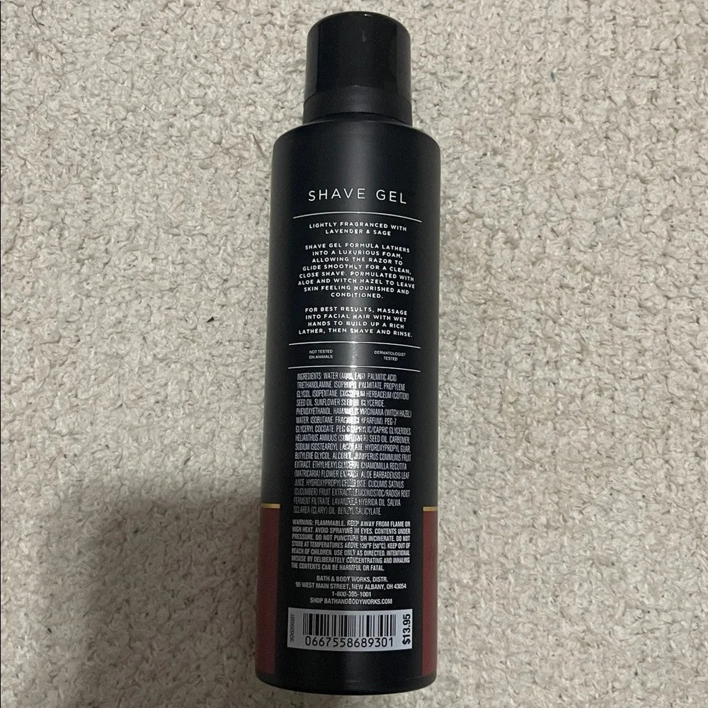 Men's Shave Gel with Aloe & Witch Hazel - Lightly Fragranced, Bath & Body Works