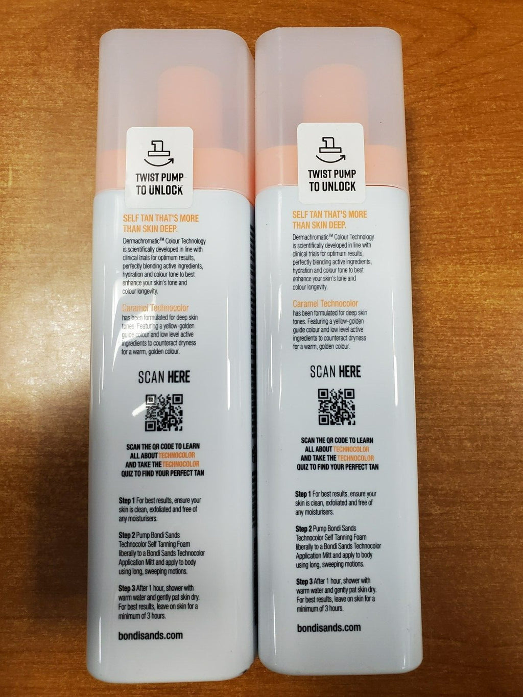 2 Pack Self Tanning Foam Caramel - 1 Hour Express, Deep Golden Glow