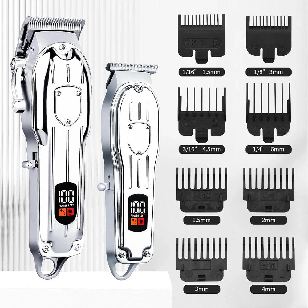 Cordless Hair Clipper & Beard Trimmer for Men - Quiet Home Grooming
