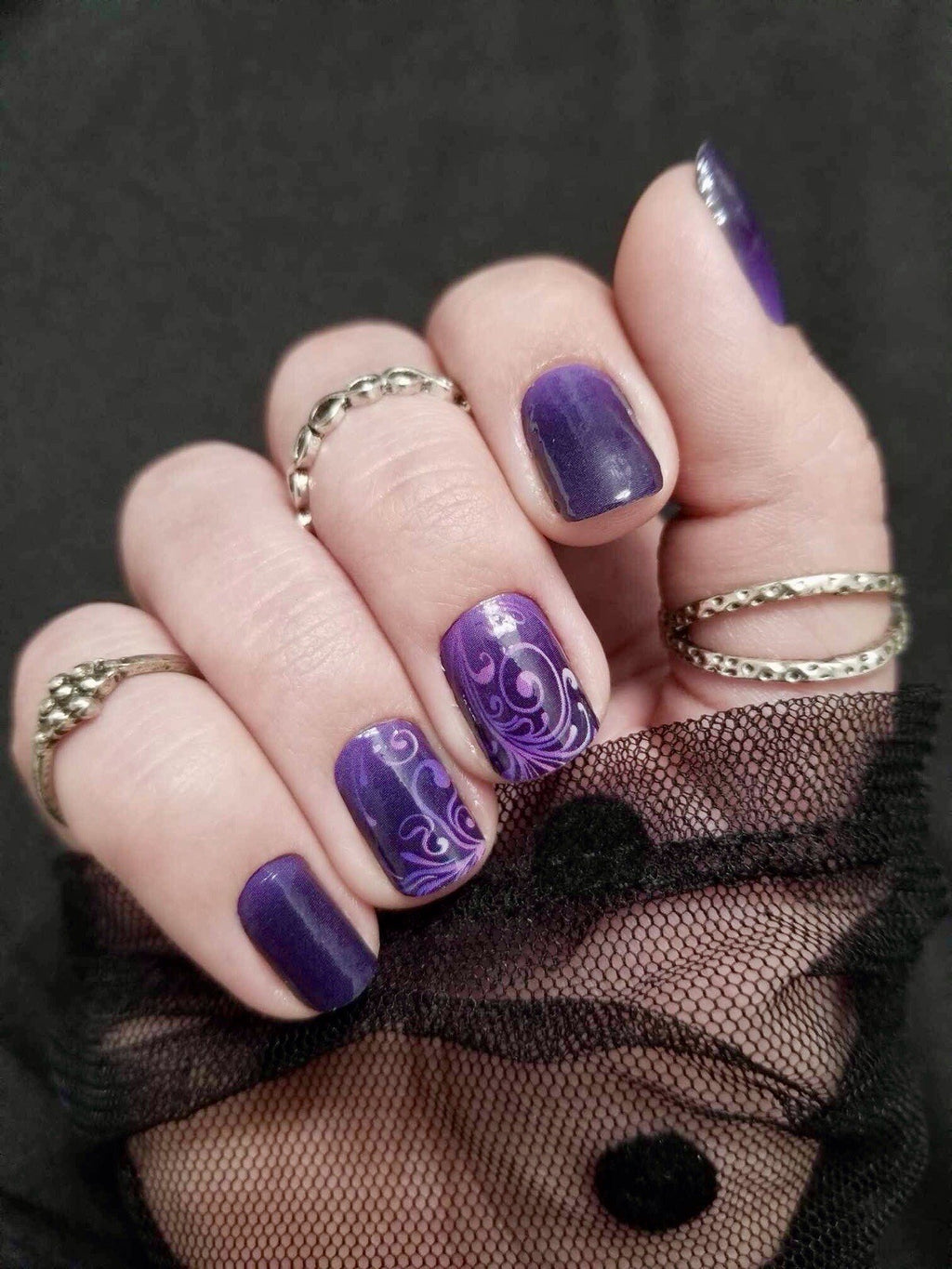 Nail Polish Strips 16 Pack - Purple Delight Custom Collaboration
